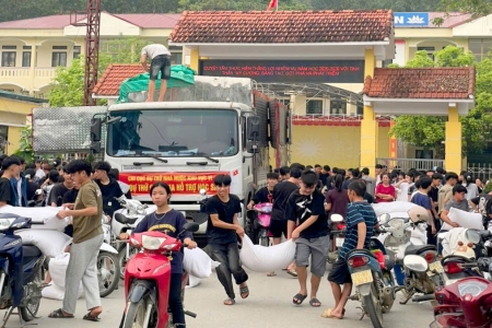 Hoàn thành xuất cấp hơn 5.117 tấn gạo, hỗ trợ học sinh 3 tỉnh Bắc Ninh, Cao Bằng, Lạng Sơn