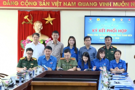Thanh Hóa: Ký kết chương trình phối hợp trong công tác Đoàn và phong trào thanh niên