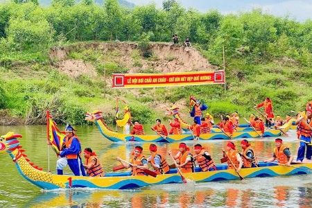 Lễ hội bơi chải An Châu - Di sản văn hóa phi vật thể cấp Quốc gia