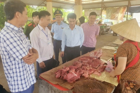 Quảng Trị kiểm tra hoạt động giết mổ, kinh doanh sản phẩm động vật trên địa bàn