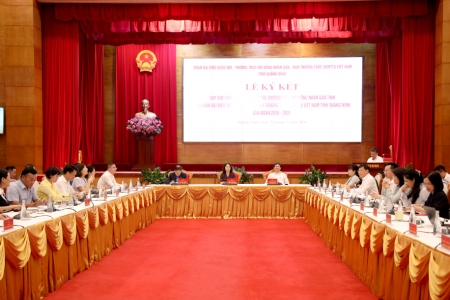 Quảng Ninh: Ký kết quy chế phối hợp giữa Thường trực HĐND tỉnh với Đoàn ĐBQH tỉnh, Ban Thường trực Ủy ban MTTQ tỉnh