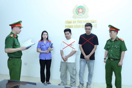 Ninh Bình: Khởi tố vụ án, khởi tố 2 bị can về hành vi “Xâm phạm quyền sở hữu công nghiệp”