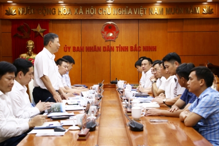 Bắc Ninh làm việc với VEC về dự án cao tốc Nội Bài - Bắc Ninh - Chí Linh hơn 30.000 tỷ đồng