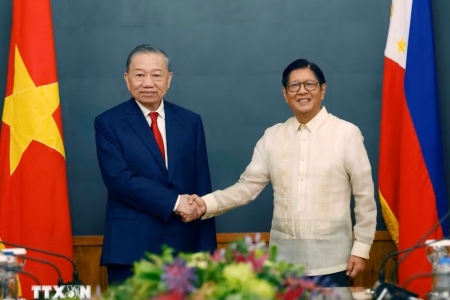 Tổng Bí thư, Chủ tịch nước Tô Lâm hội đàm với Tổng thống Philippines Ferdinand Romualdez Marcos Jr