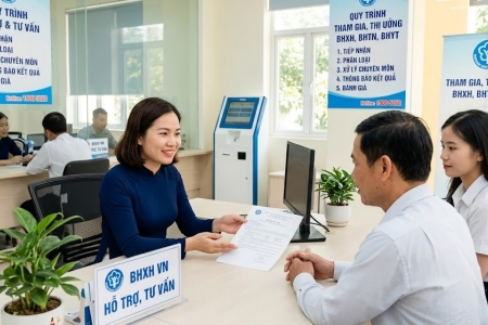 Quy trình hỗ trợ, tư vấn tham gia, thụ hưởng bảo hiểm xã hội, bảo hiểm y tế