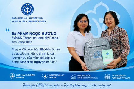 Viết tiếp an sinh từ món quà bảo hiểm xã hội tự nguyện