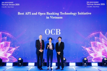 OCB nhận cú đúp giải thưởng từ The Asian Banker và Top 50 Doanh nghiệp Phát triển bền vững tiêu biểu Việt Nam 2026