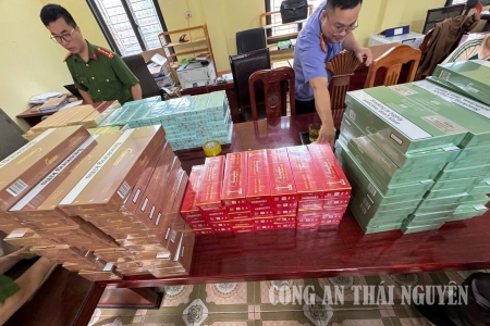 Thái Nguyên: Khởi tố chủ cửa hàng tạp hóa buôn bán thuốc lá điếu nhập lậu