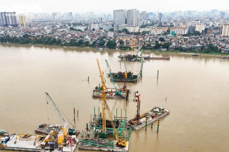 Hà Nội hoàn thành giải phóng mặt bằng 6 dự án cầu vượt sông Hồng, đẩy nhanh tiến độ các công trình trọng điểm