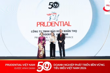 Prudential Việt Nam ghi danh Top 50 doanh nghiệp phát triển bền vững năm 2026