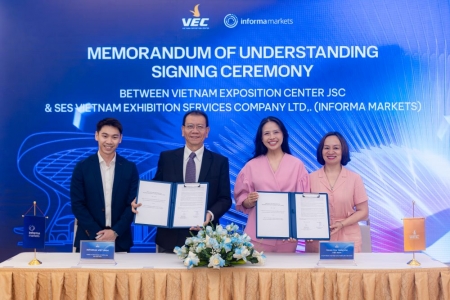 VEC hợp tác chiến lược với các đối tác hàng đầu, thúc đẩy chuỗi sự kiện triển lãm quốc tế tại Việt Nam