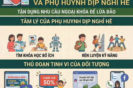 Công an tỉnh Bắc Ninh cảnh báo chiêu lừa đăng ký trại hè, khóa học ngoại khóa