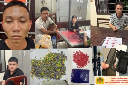 Công an tỉnh Ninh Bình triệt phá đường dây ma túy liên tỉnh quy mô lơn, bắt giữ 94 đối tượng
