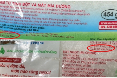 Minh bạch nguồn gốc mì chính - Bảo vệ quyền lợi người tiêu dùng