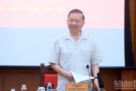 Kết luận của Tổng Bí thư, Chủ tịch nước Tô Lâm tại Phiên họp chuyên đề về chuyển đổi số trong hệ thống chính trị