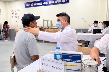 Hà Nội: Phường Ô Chợ Dừa khám sức khỏe định kỳ cho người có công với cách mạng