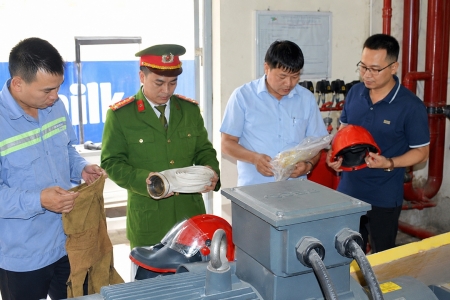 Tăng cường bảo đảm an ninh trật tự, phòng cháy chữa cháy trong các khu công nghiệp