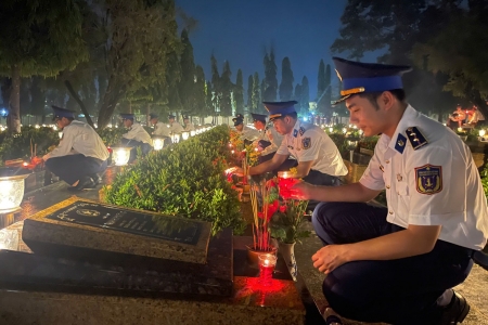 Bộ Tư lệnh Vùng Cảnh sát biển 3 tổ chức nhiều hoạt động tri ân nhân kỷ niệm Ngày Thương binh - Liệt sĩ