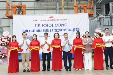 Quảng Ninh khởi công sản xuất máy biến áp 220kV-250MVA kỹ thuật số