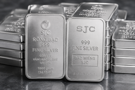 Giá bạc hôm nay 5/8/2026: Tăng trở lại