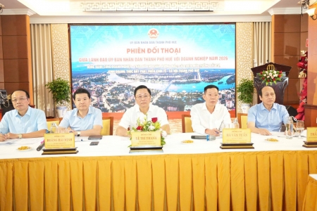Chủ tịch UBND thành phố Huế đối thoại với doanh nghiệp: Thực chất - Hiệu quả