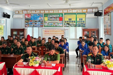 Đồn Biên phòng Vàm Trảng Trâu quán triệt, triển khai kế hoạch tăng cường đấu tranh chống xuất, nhập cảnh trái phép