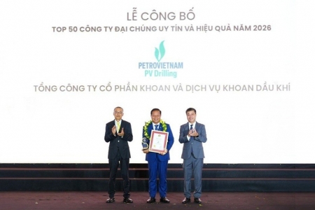 PV Drilling - Top 50 Công ty Đại chúng uy tín và hiệu quả năm 2026