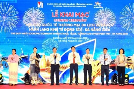 Khai mạc Hội chợ Quốc tế thương mại, du lịch và đầu tư Hành lang kinh tế Đông Tây - Đà Nẵng 2026