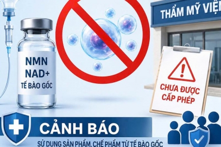 Cẩn trọng với sản phẩm tế bào gốc chưa được cấp phép