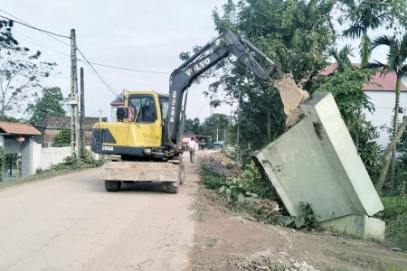 Bắc Ninh: Lập đường dây nóng xử lý vi phạm đê điều