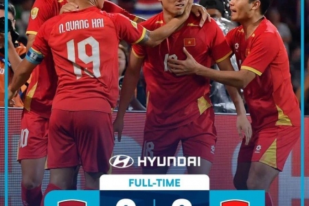 Việt Nam thắng Thái Lan 2-0, rộng cửa đăng quang ASEAN Cup