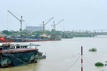 Bắc Ninh: Phát lệnh báo động số I trên sông Cầu, tăng cường các biện pháp ứng phó mưa lũ