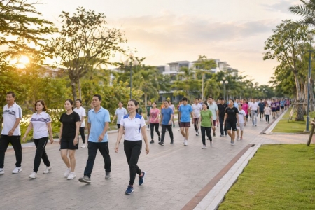 Cà Mau tổ chức chương trình đi bộ hưởng ứng “Cùng Việt Nam tiến bước”