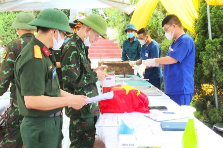 Bắc Ninh: Khai quật, lấy mẫu 1.918 hài cốt liệt sĩ chưa xác định danh tính
