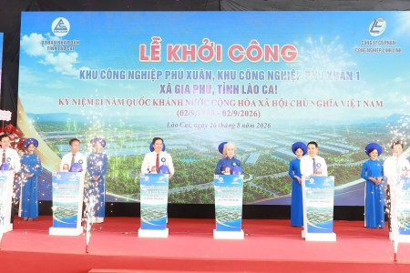 Lào Cai: Khởi công hai khu công nghiệp quy mô 500 ha tại Gia Phú