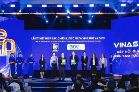 BIDV và VINASME hợp tác kết nối tài chính số