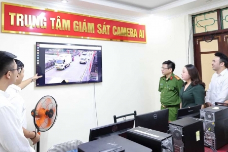 Phường Móng Cái 1 (Quảng Ninh) ra mắt hệ thống camera giám sát thông minh ứng dụng AI