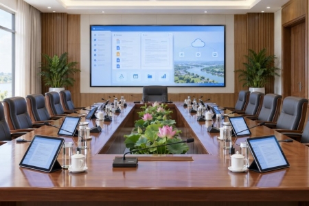 Đồng Tháp triển khai phòng họp không giấy