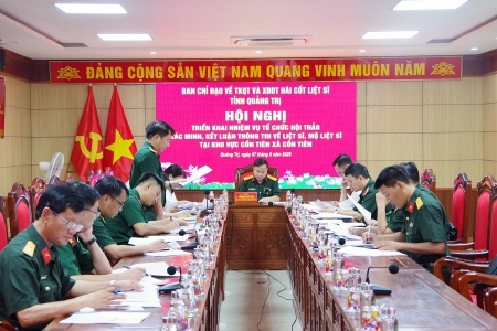 Quảng Trị: Chuẩn bị tốt cho Hội thảo xác minh thông tin mộ tập thể 173 liệt sĩ tại Cồn Tiên
