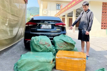 Đồn Biên phòng Quảng Đức phát hiện 300kg nầm lợn không rõ nguồn gốc