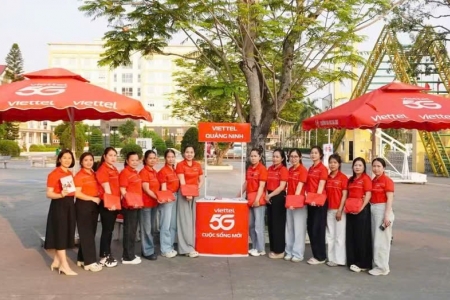 Viettel Quảng Ninh mở rộng vùng phủ sóng 5G lên khoảng 1.000 trạm
