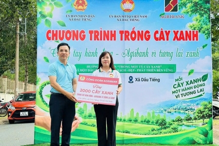 Agribank chung tay hành động vì tương lai xanh