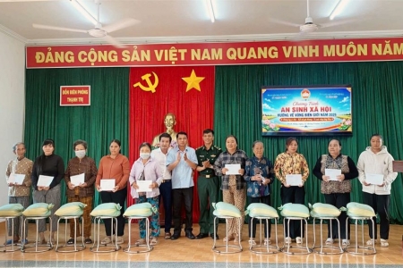 Tây Ninh: Đồn Biên phòng Thạnh Trị chung tay chăm lo đời sống Nhân dân qua chương trình an sinh xã hội