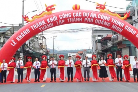 Phường Yên Tử khánh thành, khởi công 16 công trình, dự án chào mừng thành lập TP Quảng Ninh