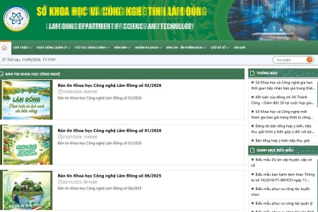 Lâm Đồng ra mắt 2 bản tin khoa học, công nghệ và chuyển đổi số