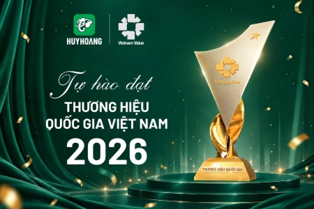 Khóa Huy Hoàng ghi dấu ấn với Thương hiệu quốc gia Việt Nam 2026