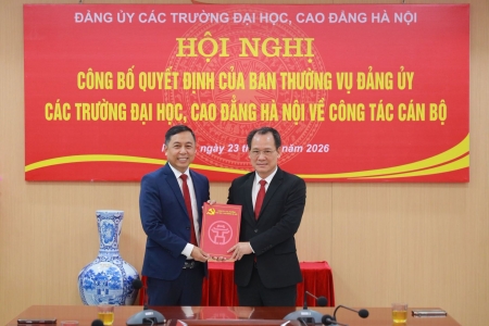 PGS.TS Đỗ Hồng Cường giữ chức Bí thư Đảng ủy Trường Đại học Thủ đô Hà Nội