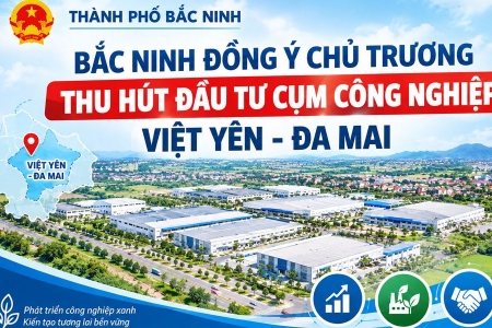 Bắc Ninh thu hút đầu tư Cụm công sinh thái Việt Yên - Đa Mai