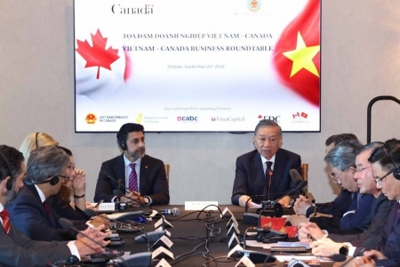 Tổng Bí thư, Chủ tịch nước Tô Lâm dự Tọa đàm Doanh nghiệp cấp cao Việt Nam-Canada
