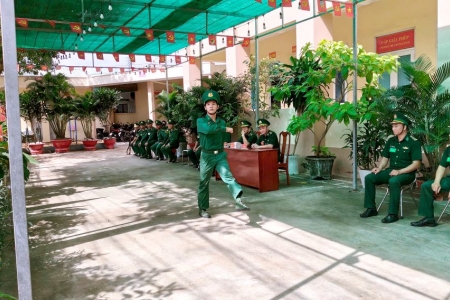 Tây Ninh: Đồn Biên phòng Cửa khẩu Cảng Bến Lức kiểm tra Điều lệnh năm 2026